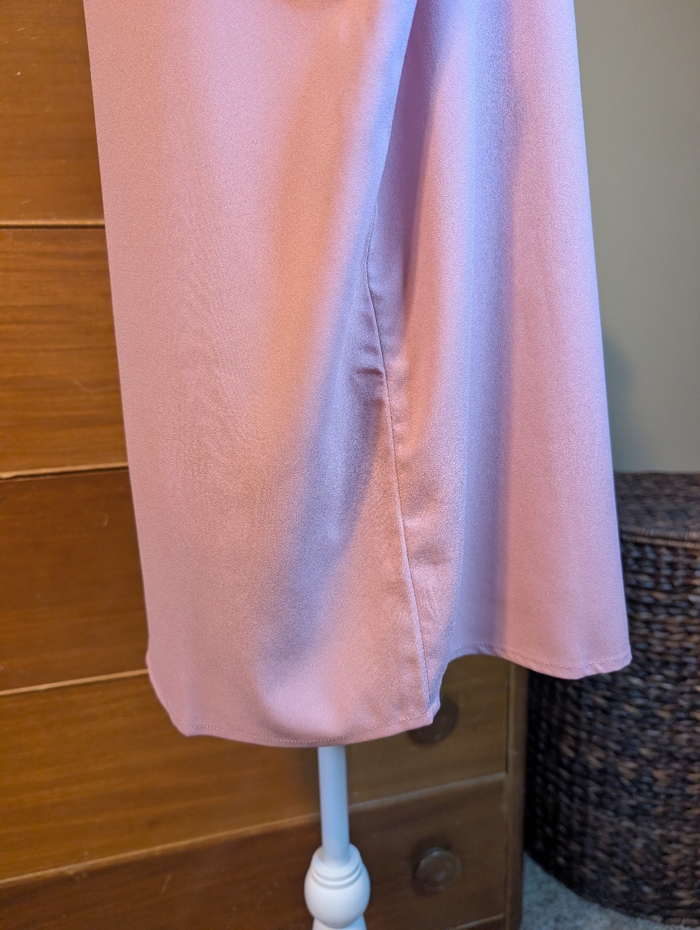 NWT Zenana Ruffled Sleeveless Dusty Rose Blouse SZ 2X - Picture 8 of 13